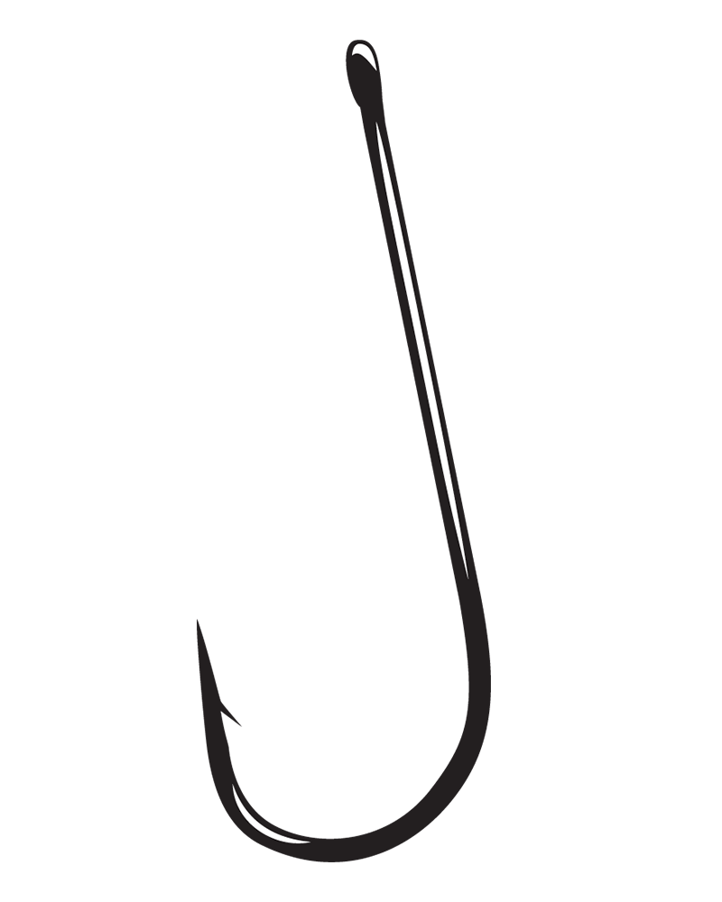 Fishing hook drawing